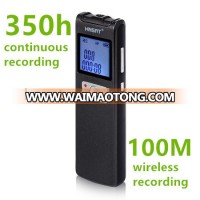 100 Metres 350 Hours long distance Wireless microphone voice recorder