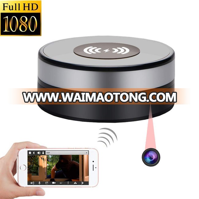 WiFi IP Wireless Night Vision Hidden Camera 1080P HD Wireless Charging Function